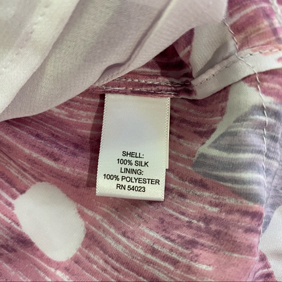 BANANA REPUBLIC 100% Silk Sleeveless Top Ruffles S - Picture 7 of 12